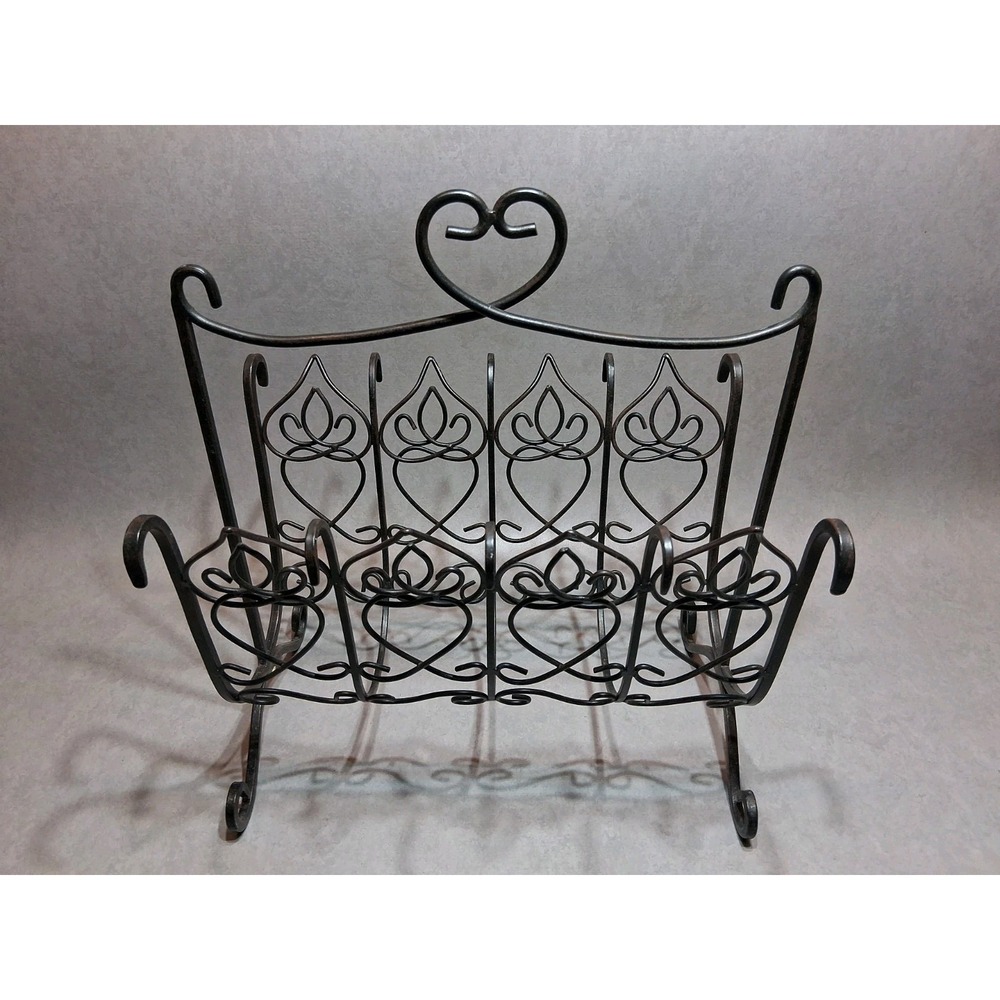 Southern Living Black Iron Magazine Rack